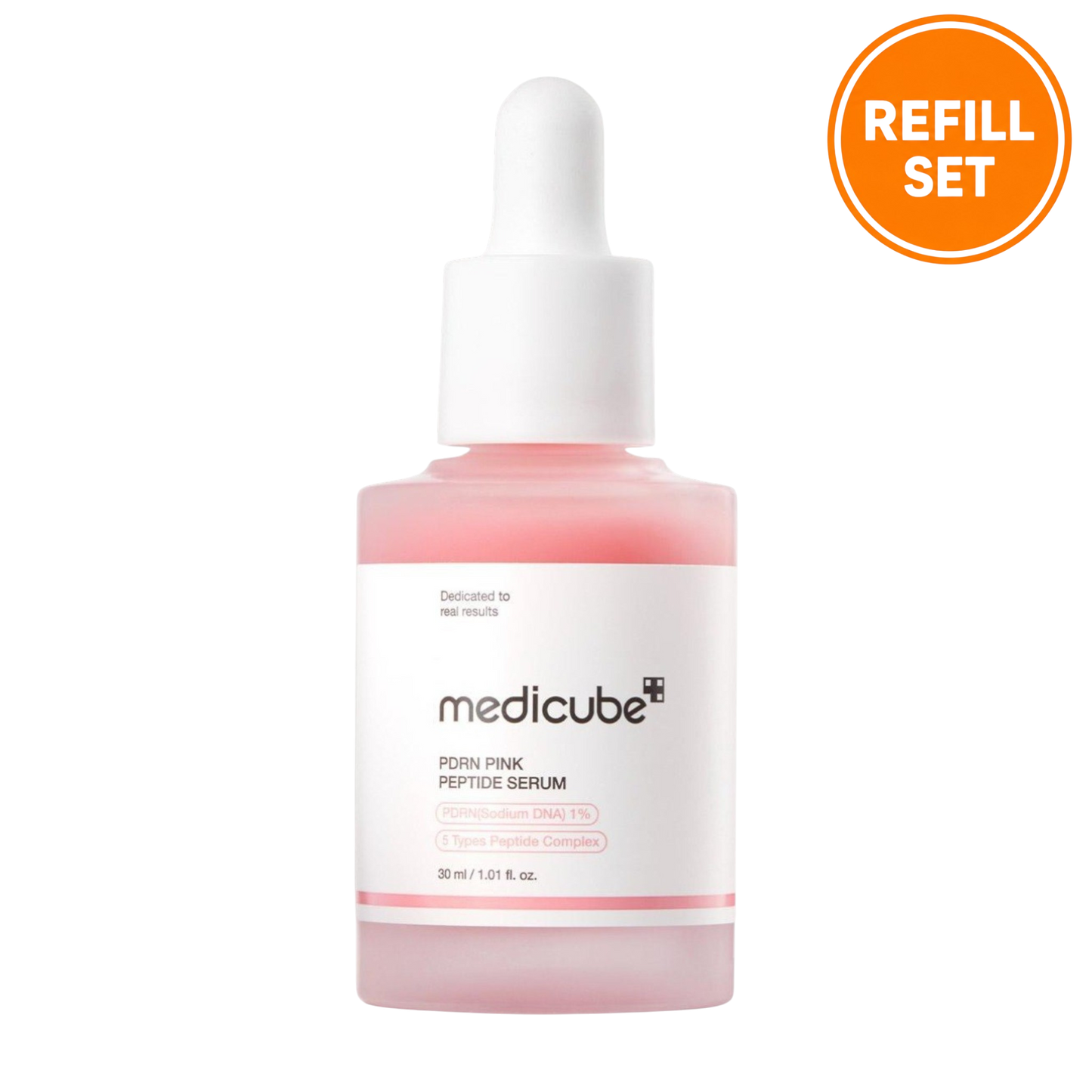 MEDICUBE PDRN PINK PEPTIDE SERUM 30ML + 50ML REFILL SET