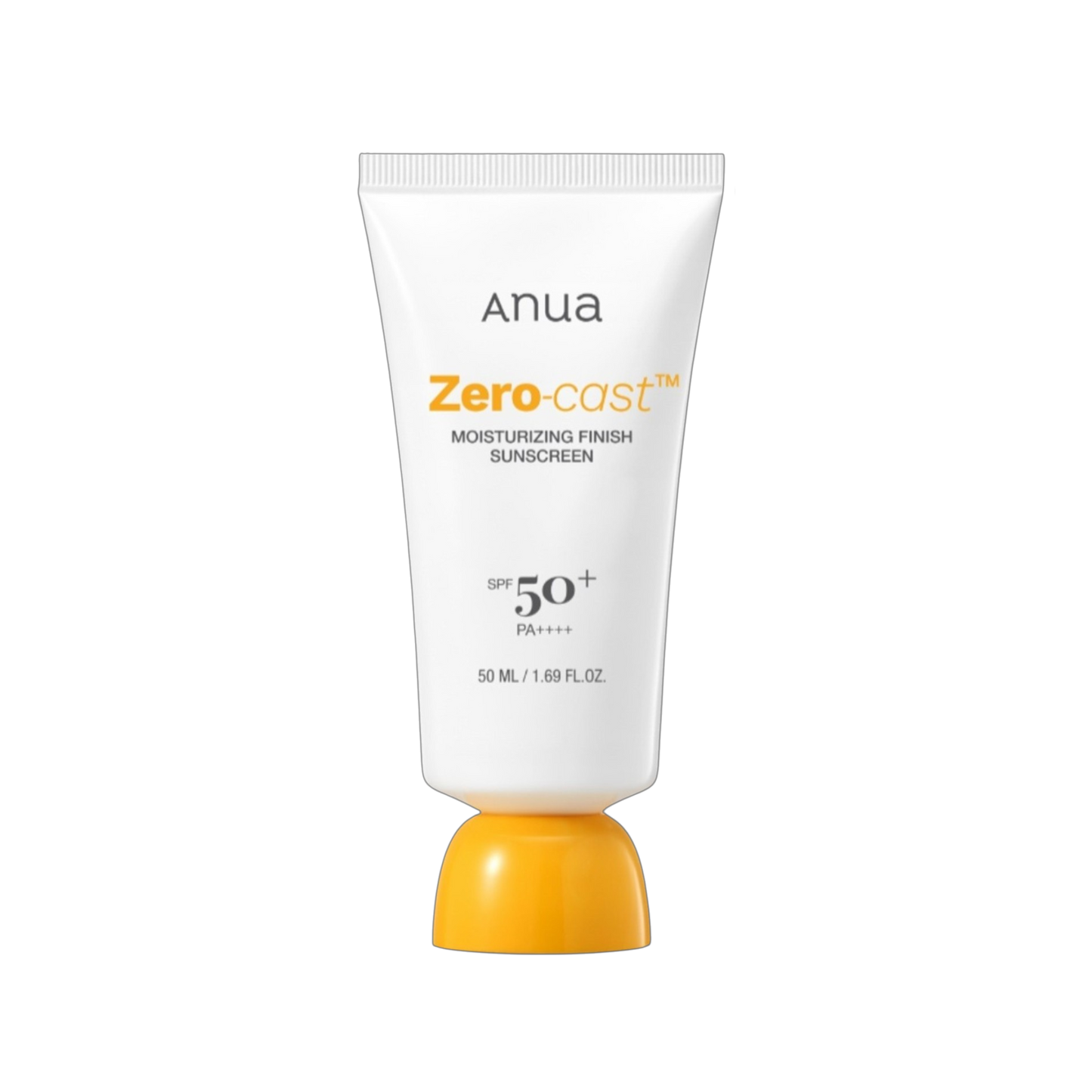 ANUA Zero Cast Moisturizing Finish Sunscreen SPF50+ PA++++ 50ml