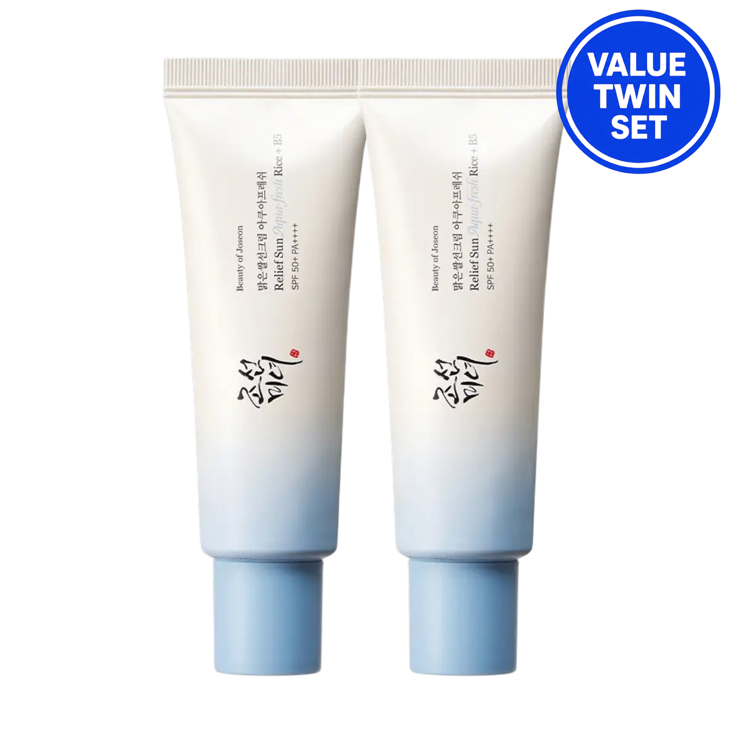 BEAUTY OF JOSEON Relief Sun Aqua-Fresh Rice + B5 Sun Cream SPF50+ PA++++ (50ml + 50ml TWIN SET)