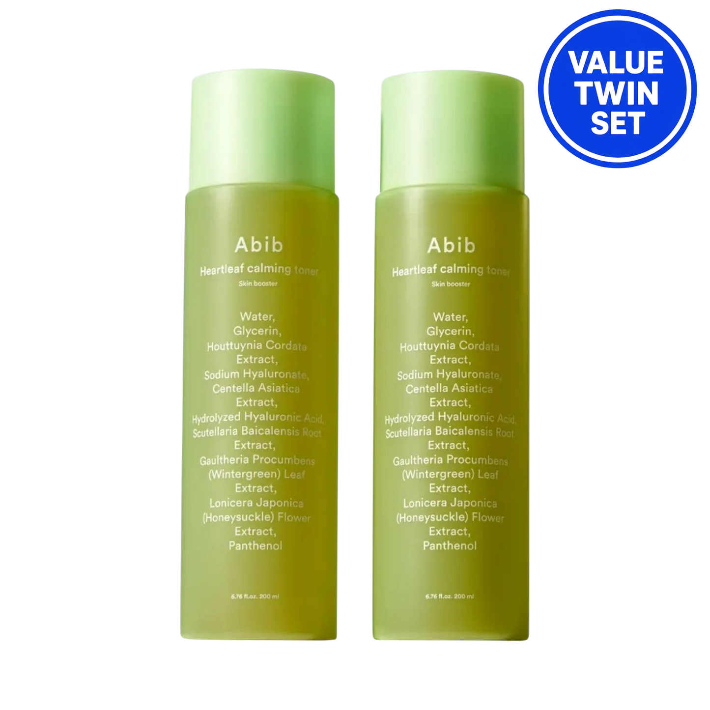ABIB Heartleaf Calming Toner Skin Booster 200ml + 200ml (Duo Set)