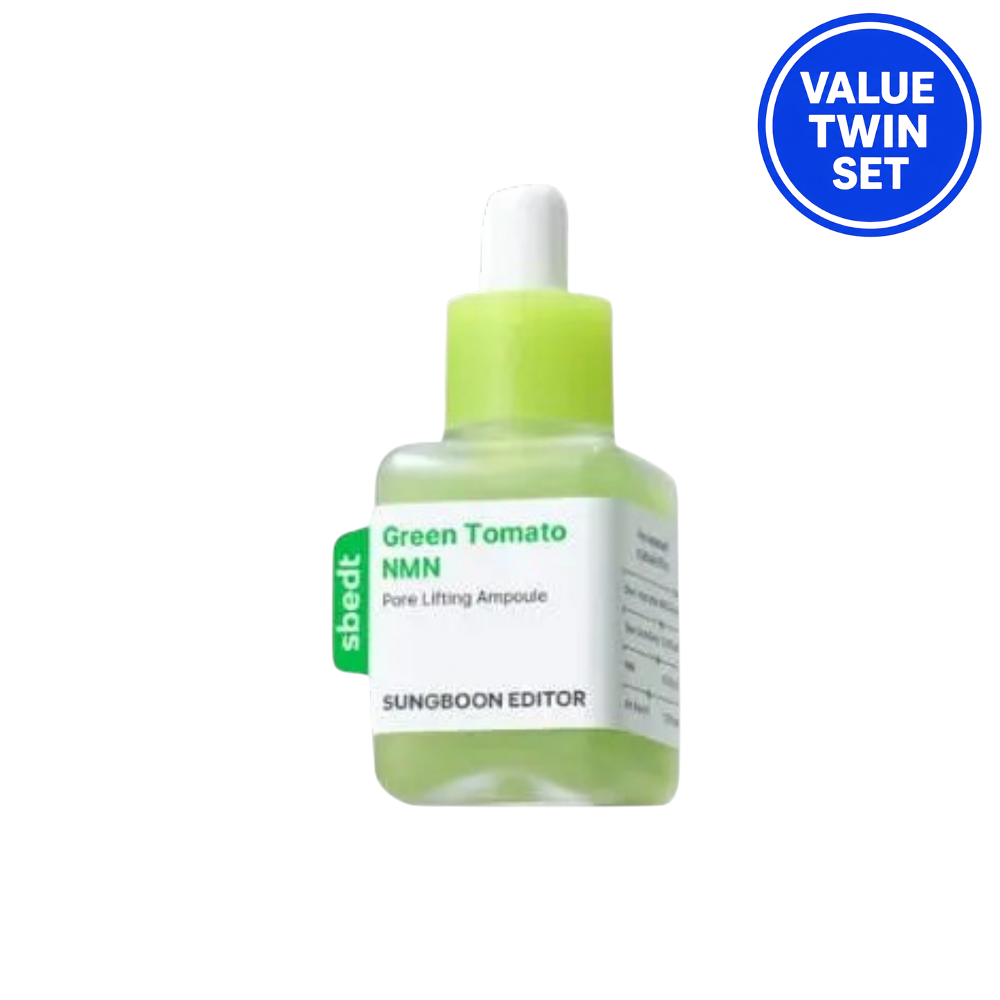 SUNGBOON EDITOR GREEN TOMATO NMN PORE LIFTING AMPOULE 40ML + 40ML (DOUBLE SET)