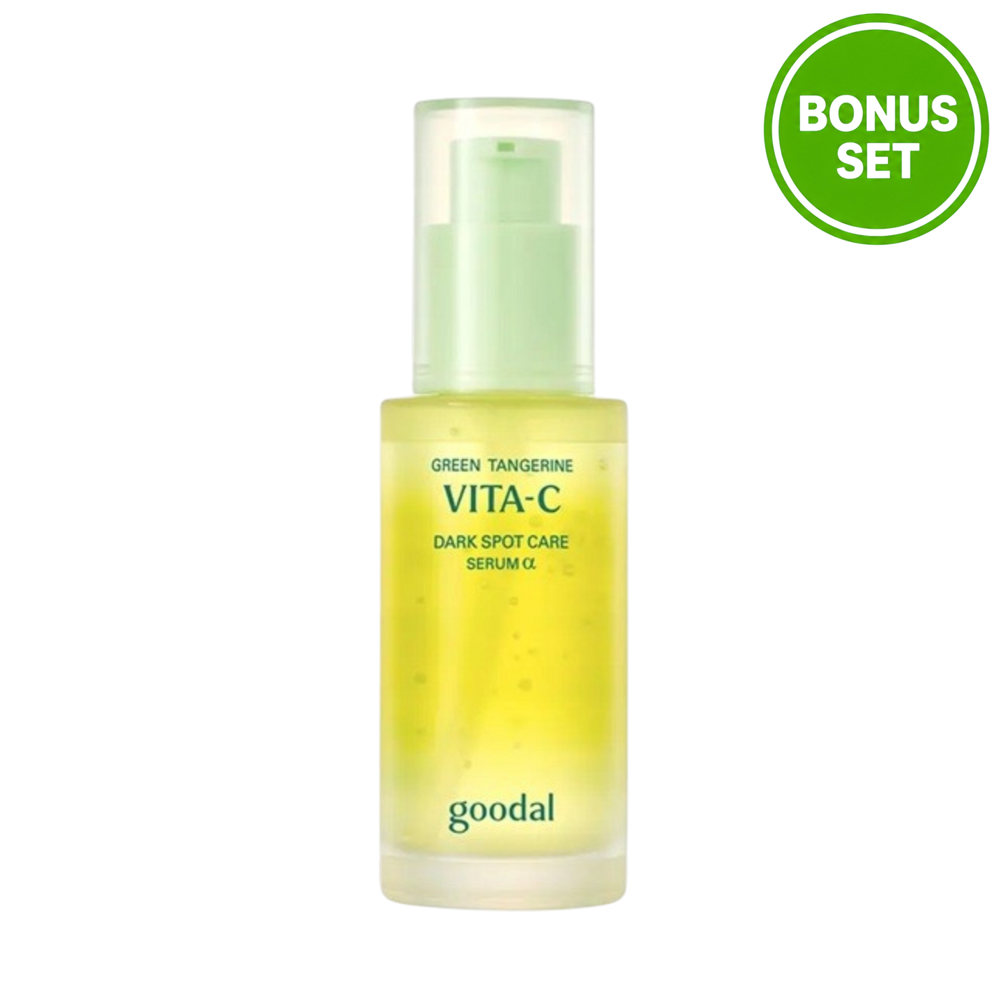 GOODAL Green Tangerine Vita-C Dark Spot Care Serum Alpha 50ml + 35ml Bonus Set