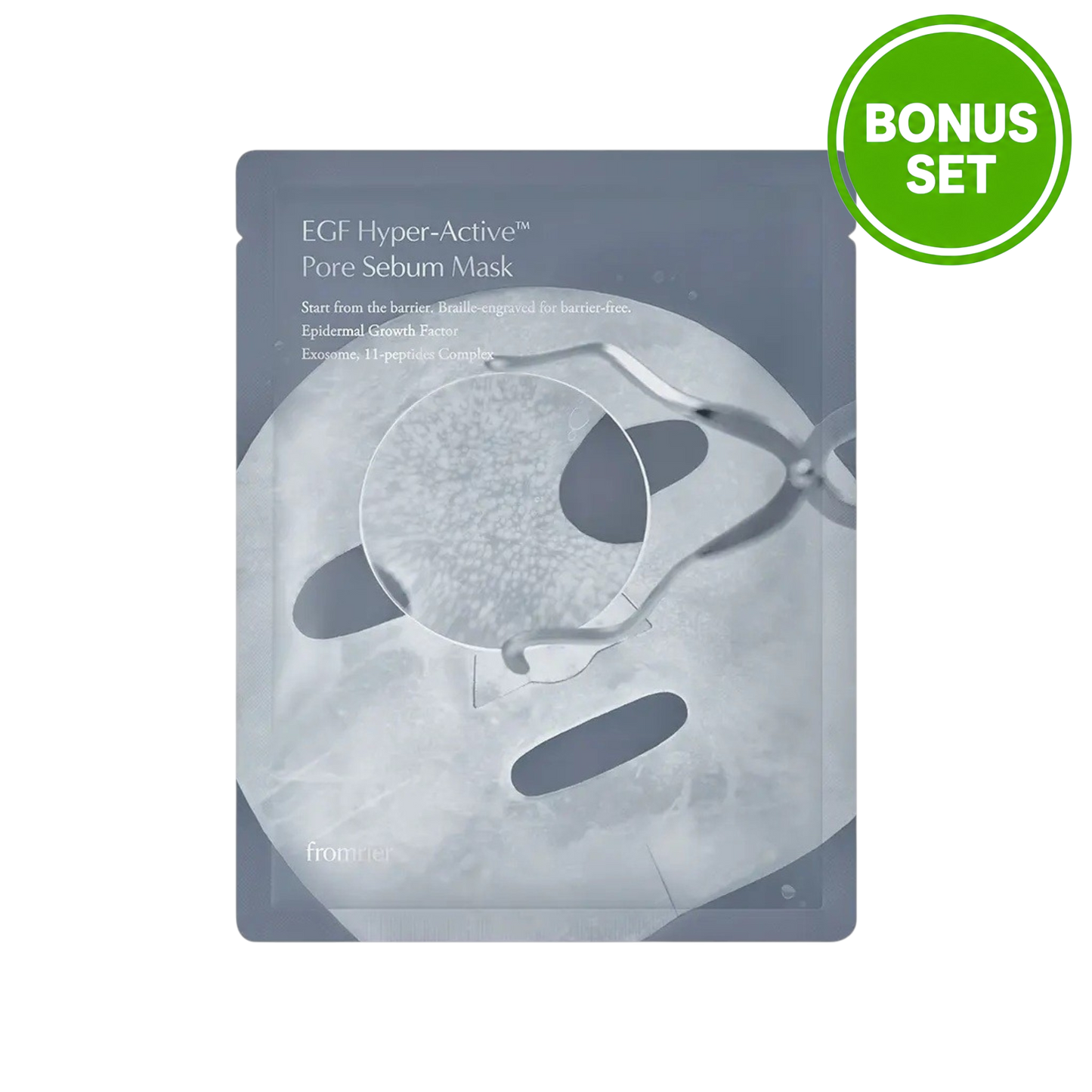 FROMRIER EGF Hyper-Active Pore Sebum Mask 4 + 1 Sheets Bonus Set
