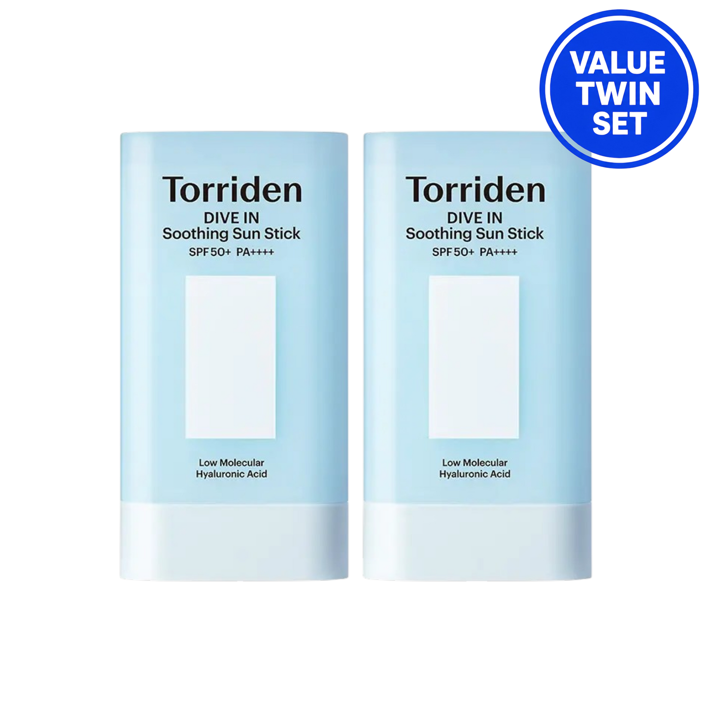Torriden DIVE IN Soothing Sun Stick SPF50+ PA++++ 19g + 19g Value Twin Pack