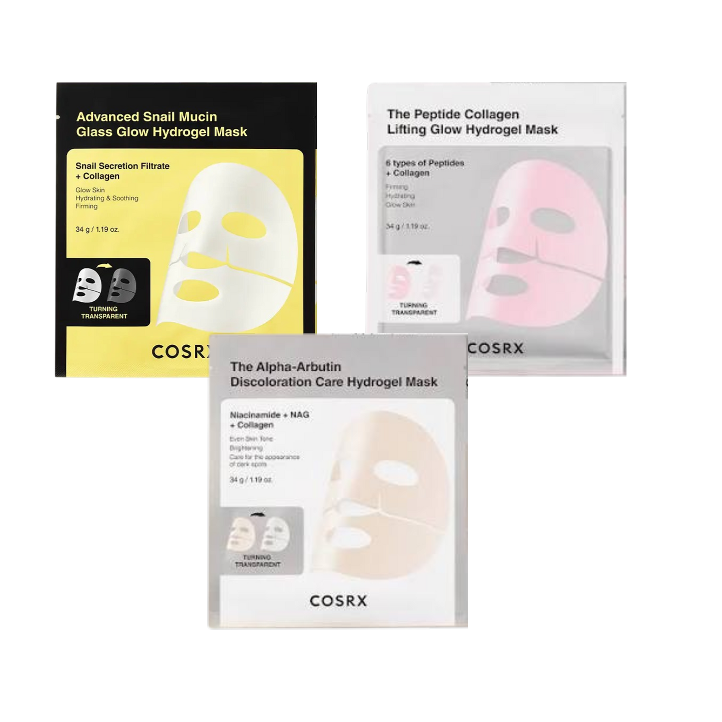 COSRX Hydrogel Mask Collection (3 Types)