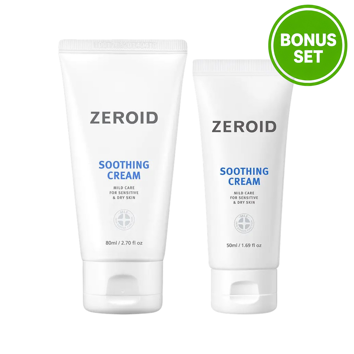 ZEROID SOOTHING CREAM 80ML + 50ML (BONUS SET)