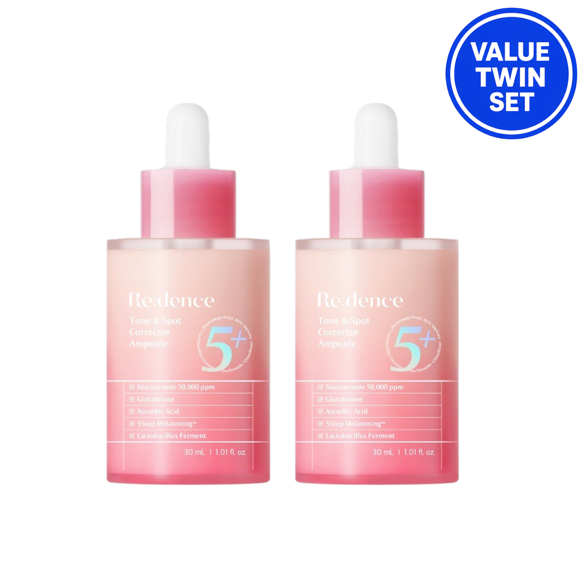 Re:dence Tone & Spot Corrector Ampoule 30ml + 30ml (Value Twin Set)