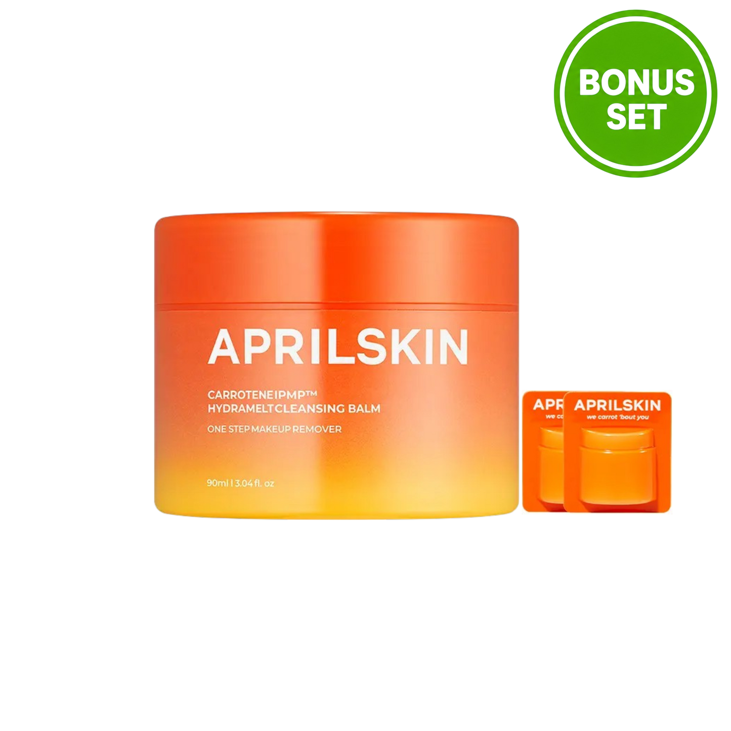APRILSKIN Carrotene IPMP Hydromelt Cleansing Balm Bonus Set (90ml + 2 Mini Balms)