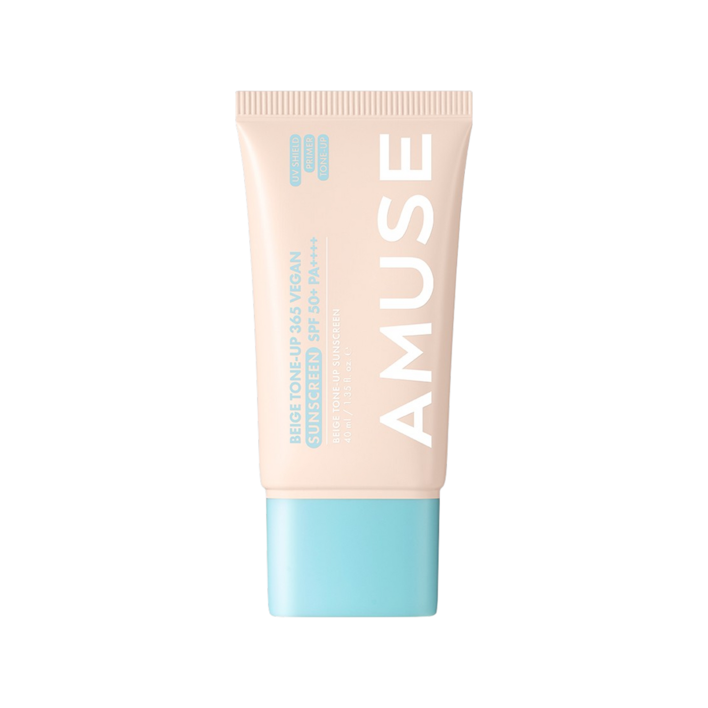 AMUSE Beige Tone-Up 365 Vegan Sunscreen SPF50+ PA++++ 40 ml