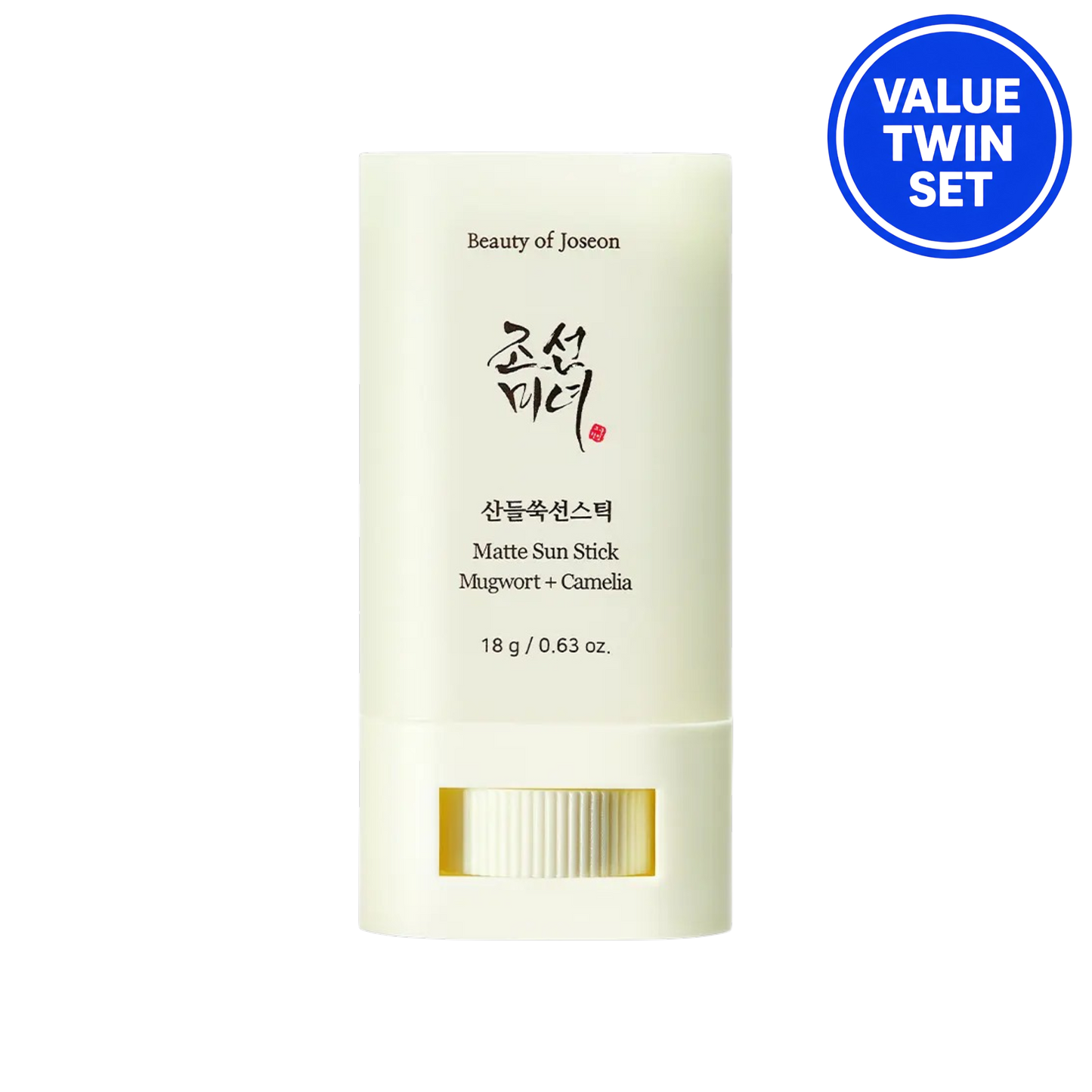 Beauty of Joseon Matte Sun Stick Mugwort + Camelia 18g + 18g Value Twin Set