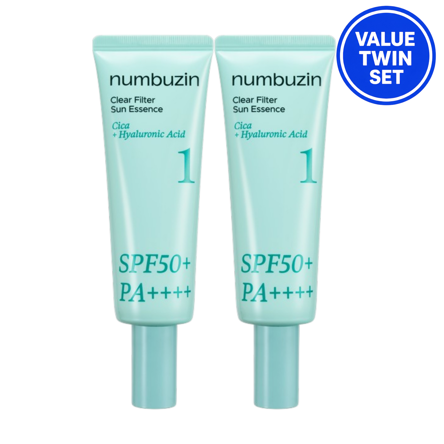 NUMBUZIN No.1 Clear Filter Sun Essence SPF50+ PA++++ 50ml + 50ml Value Twin Set