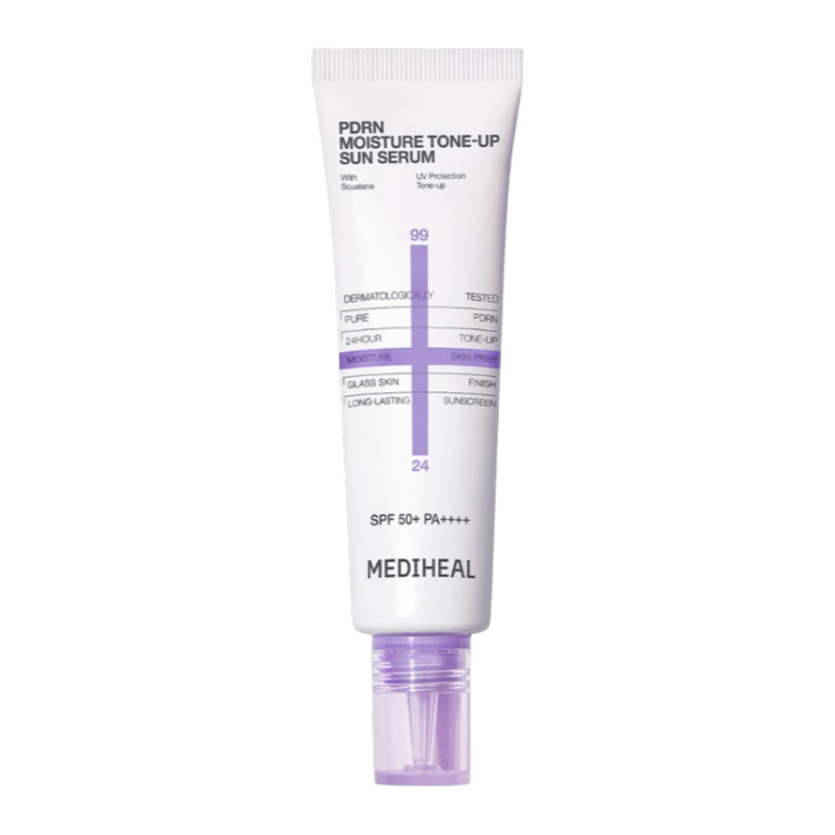 MEDIHEAL PDRN Moisture Tone-Up Sun Serum 50g SPF50+ PA++++