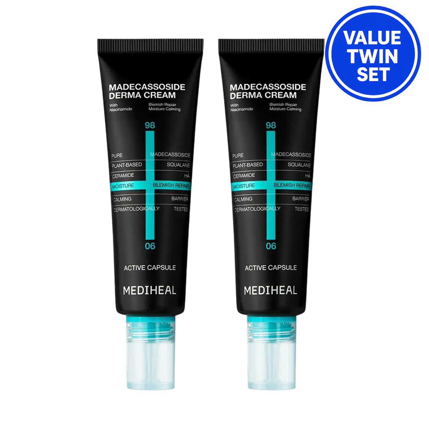 MEDIHEAL Madecassoside Derma Cream 50ml + 50ml Value Twin Set