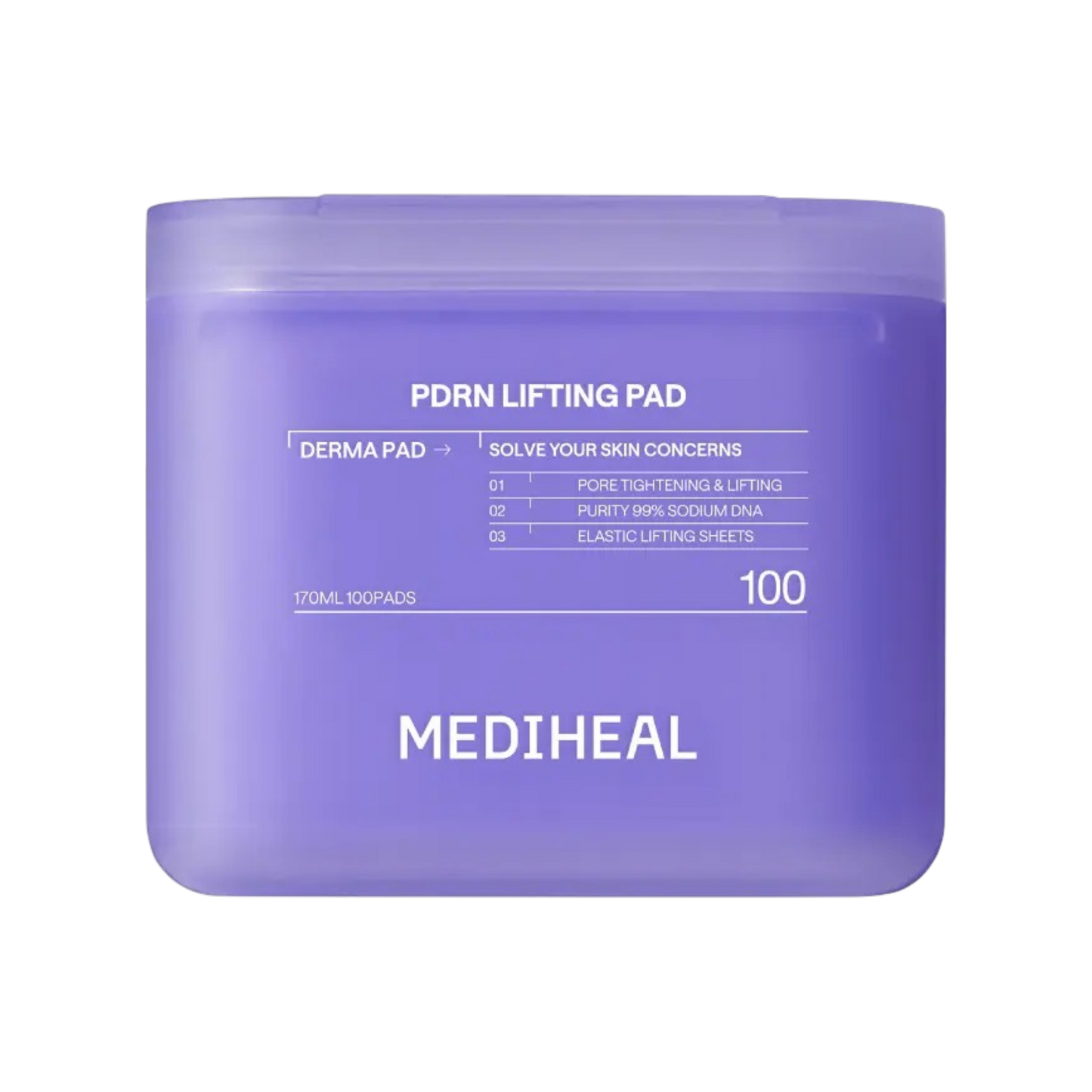 MEDIHEAL Derma Pad 100 Pads + 100 Pads Refill Set (7 Types)