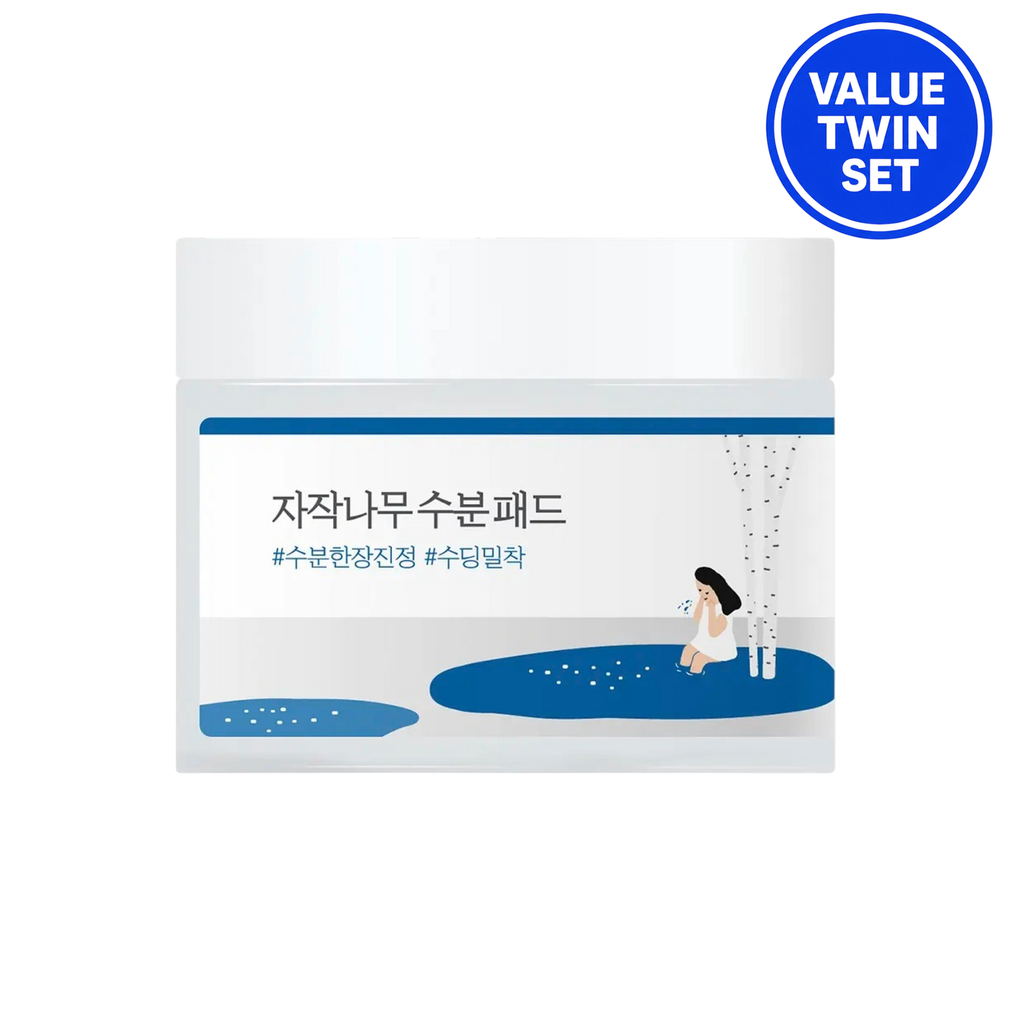 ROUND LAB Birch Juice Moisturizing Pad Double Set (80 Pads + 80 Pads)