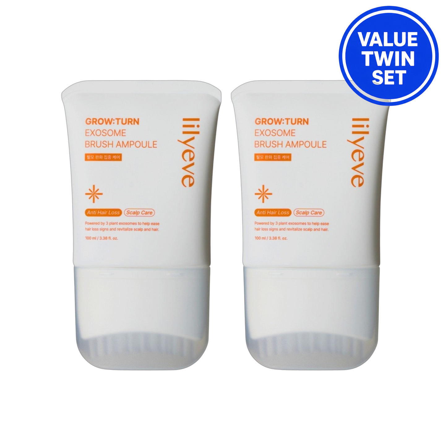LILYEVE GrowTon Exosome Brush Ampoule 100ml + 100ml Value Twin Set