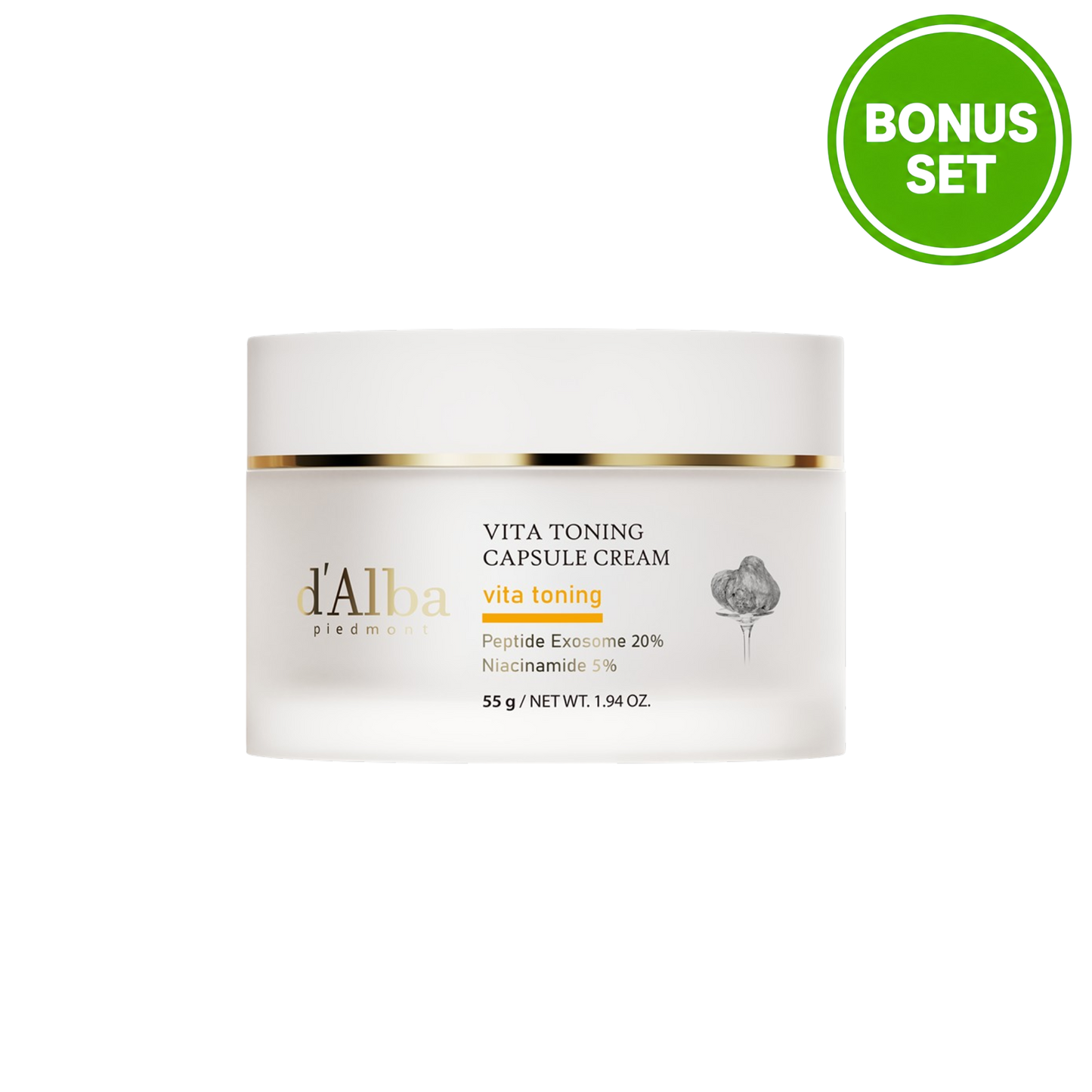 d'Alba Vita Capsule Cream Niacinamide 5% 55g Bonus Set (+10g Bonus)
