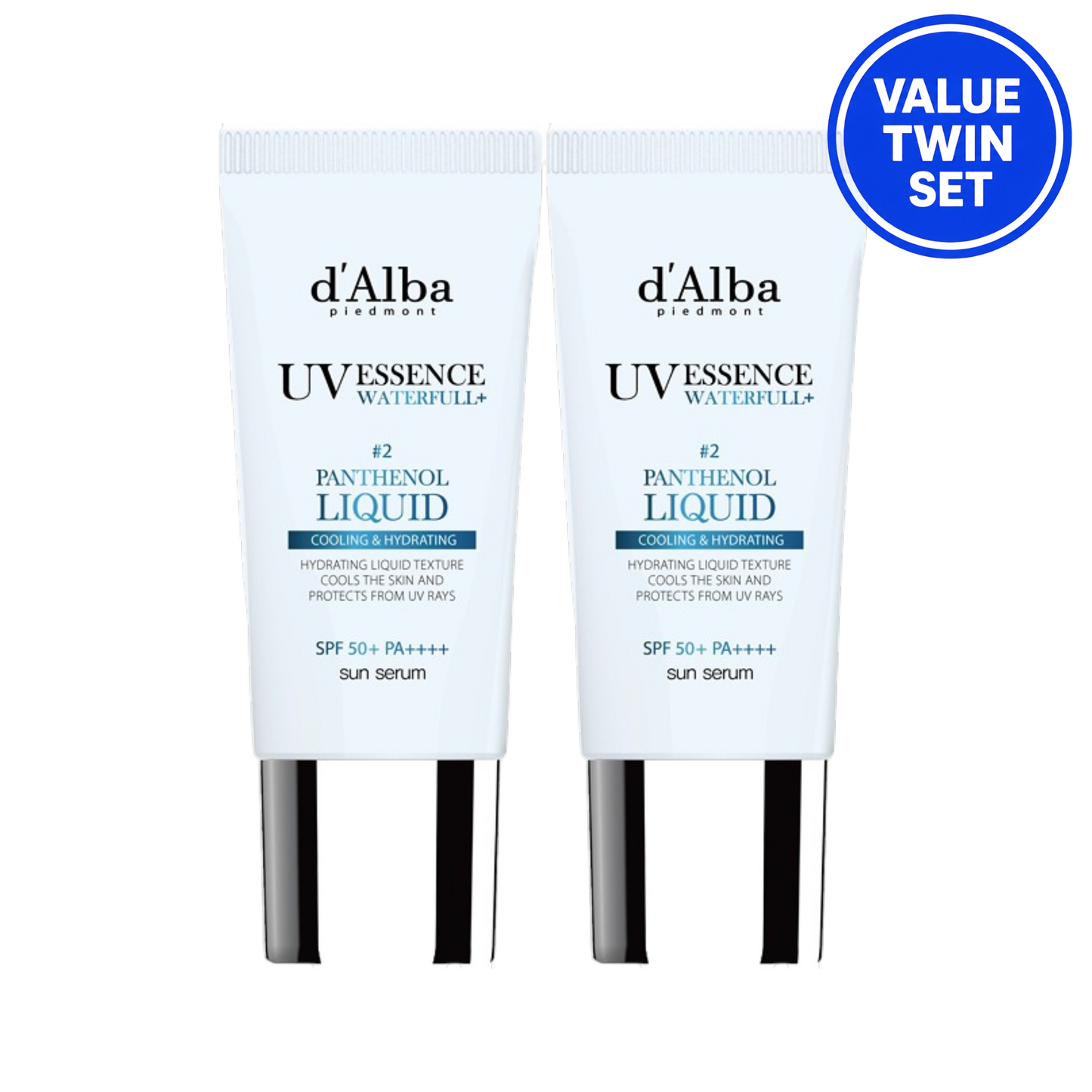 d'Alba Panthenol Liquid Sun Serum 50ml + 50ml Value Twin Set