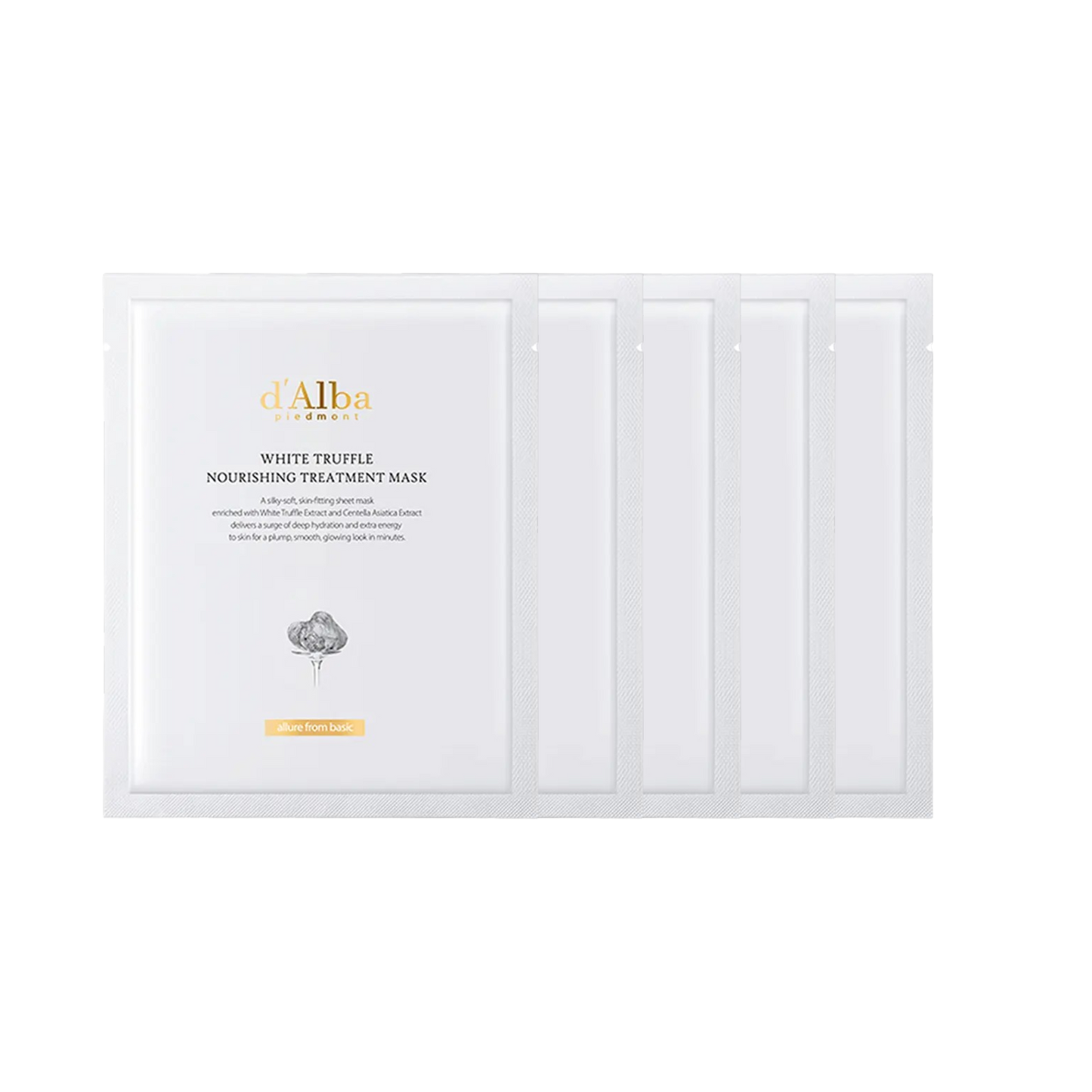 d'Alba Nourishing Treatment Mask (5 Sheets)