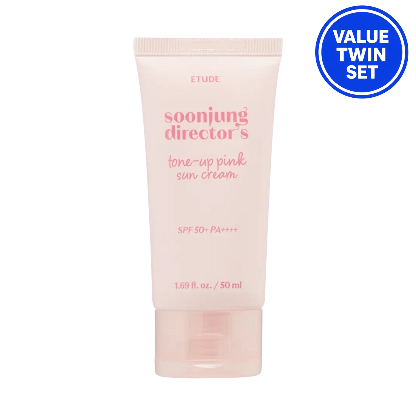 ETUDE Soonjung Director's Tone-Up Pink Sun Cream SPF50+ PA++++ 50ml + 50ml (Twin Set)