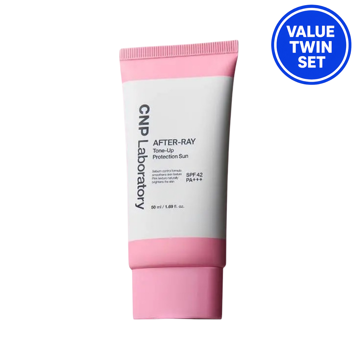 CNP AFTER-RAY TONE-UP SUNSCREEN SPF50+ PA++++ 50ML + 50ML (DOUBLE SET)