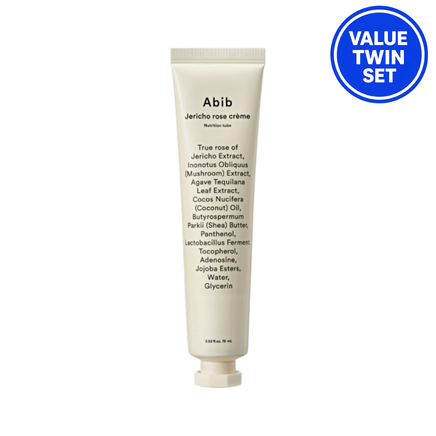 Abib Jericho Rose Crème Nutrition Tube 75ml + 75ml (Value Twin Set)