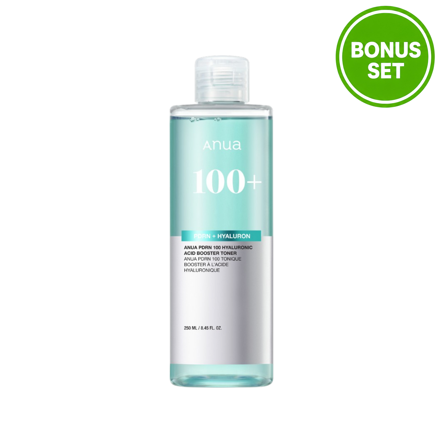 ANUA PDRN Hyaluronic Acid 100 Moisture Toner 250ml + 40ml Bonus Set
