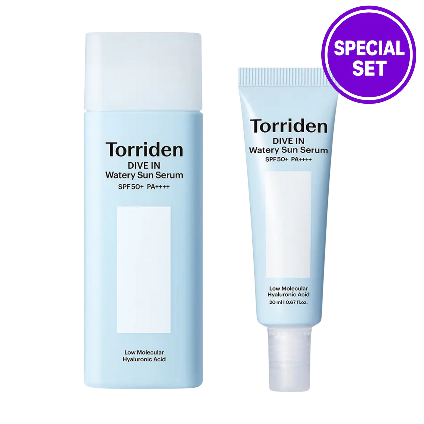 TORRIDEN Dive-In Watery Sun Serum SPF50+ PA++++ 50ml + 20ml Special Set