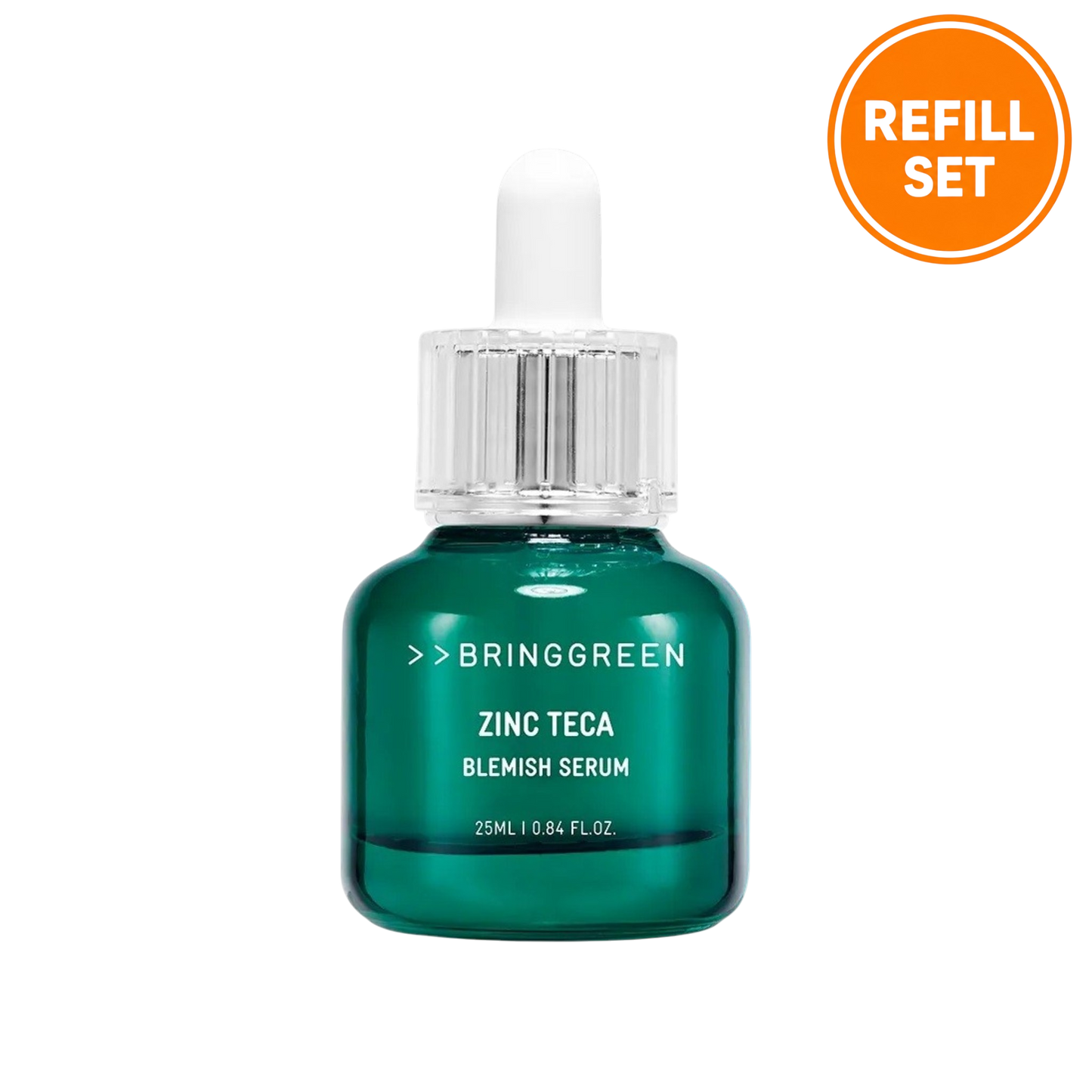 BRINGGREEN Zinc Teca Blemish Serum 25ml + 25ml Refill Set