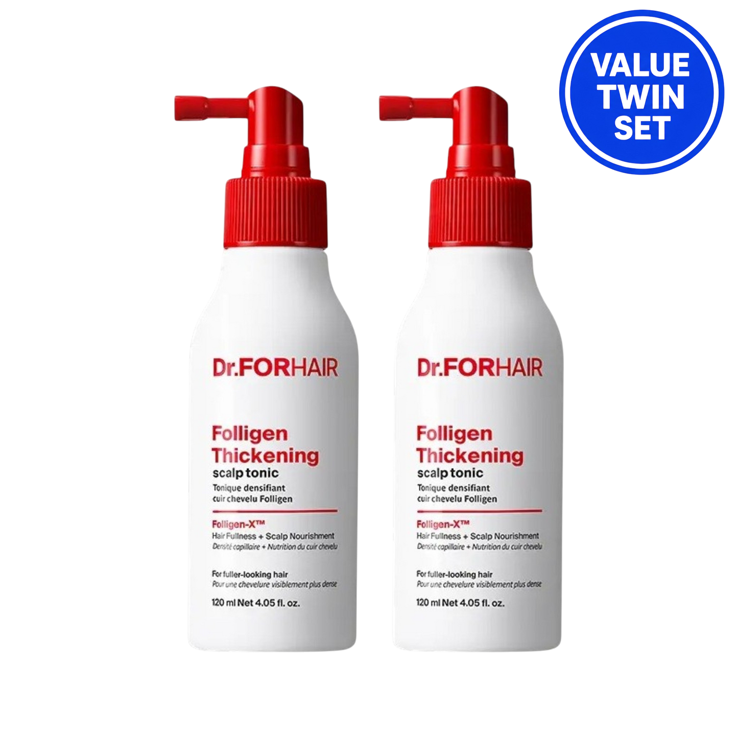 Dr. ForHair Hair Volume Boosting Scalp Tonic 120ml + 120ml Double Set