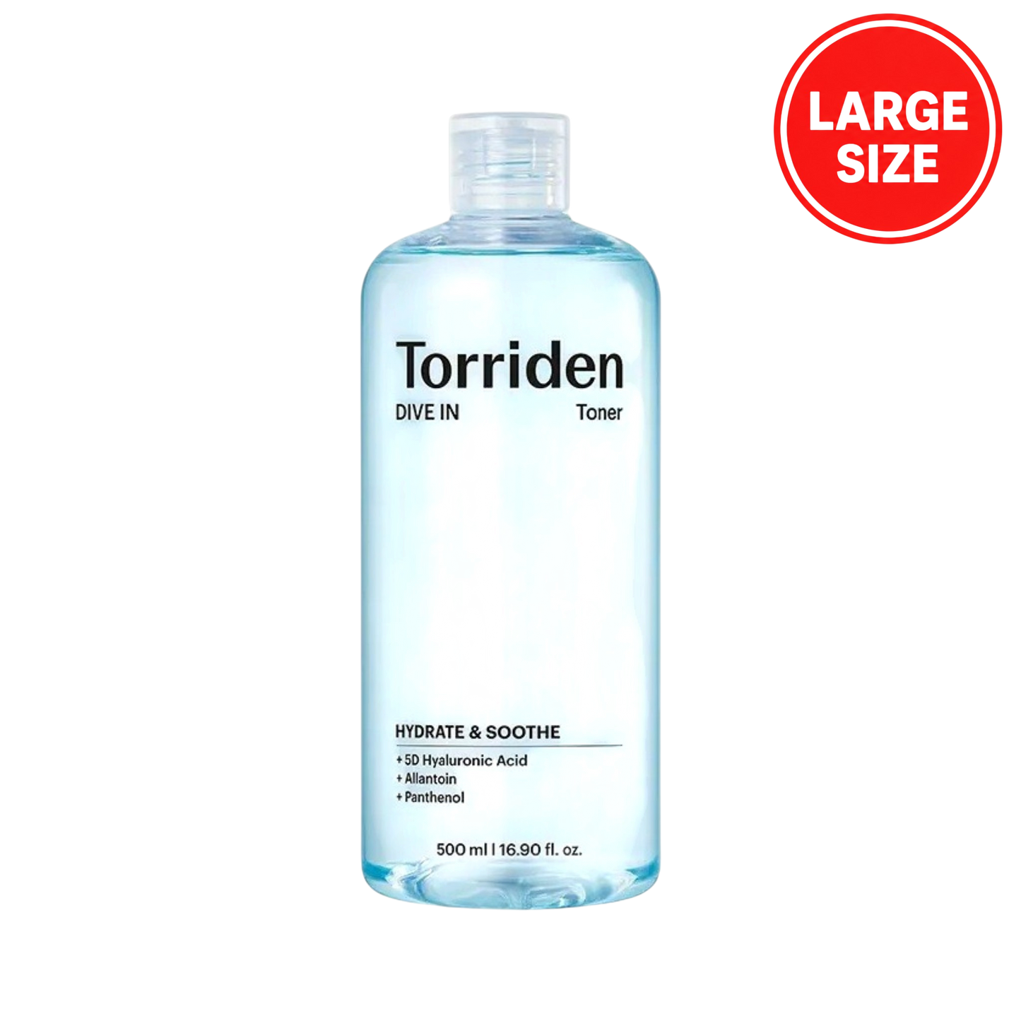 TORRIDEN DIVE-IN LOW MOLECULAR HYALURONIC ACID TONER 500ML LARGE SIZE