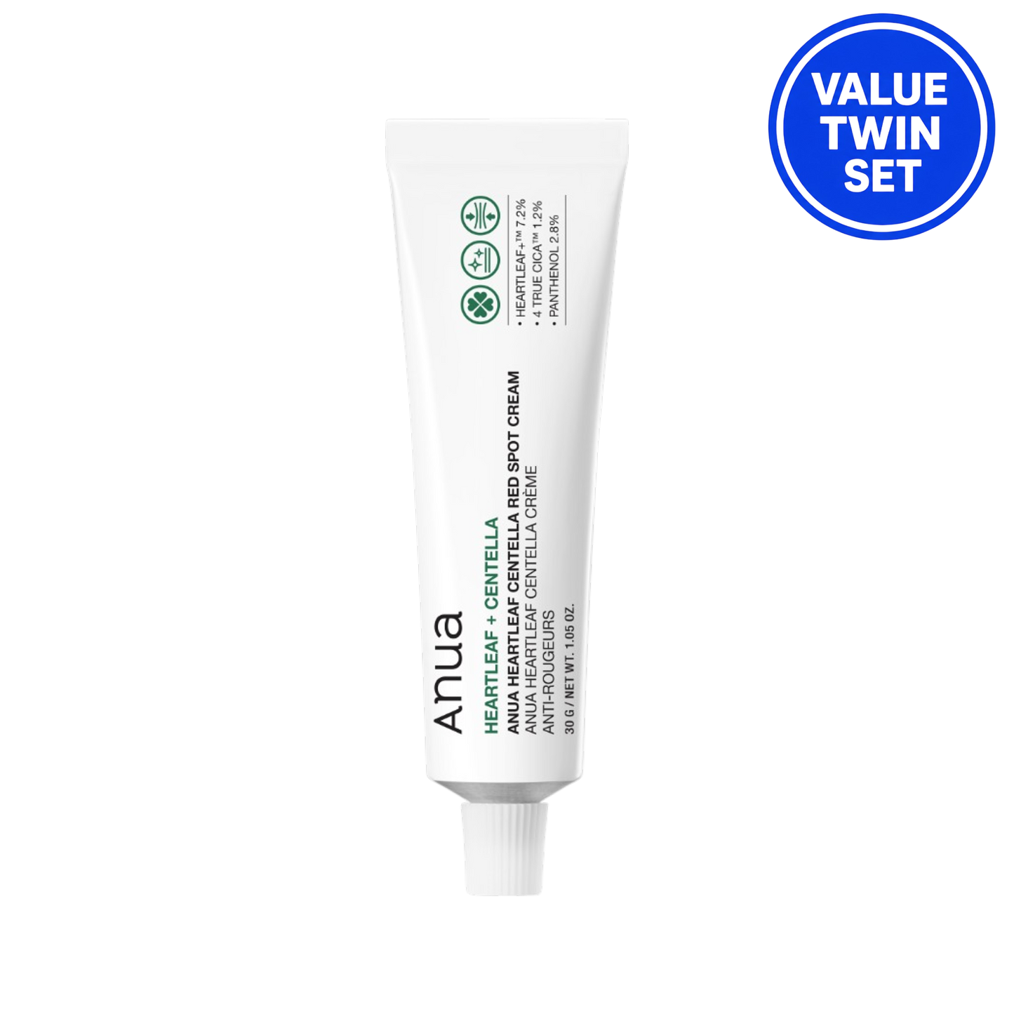 ANUA Heartleaf + Centella Red Spot Cream 30g + 30g Value Twin Set