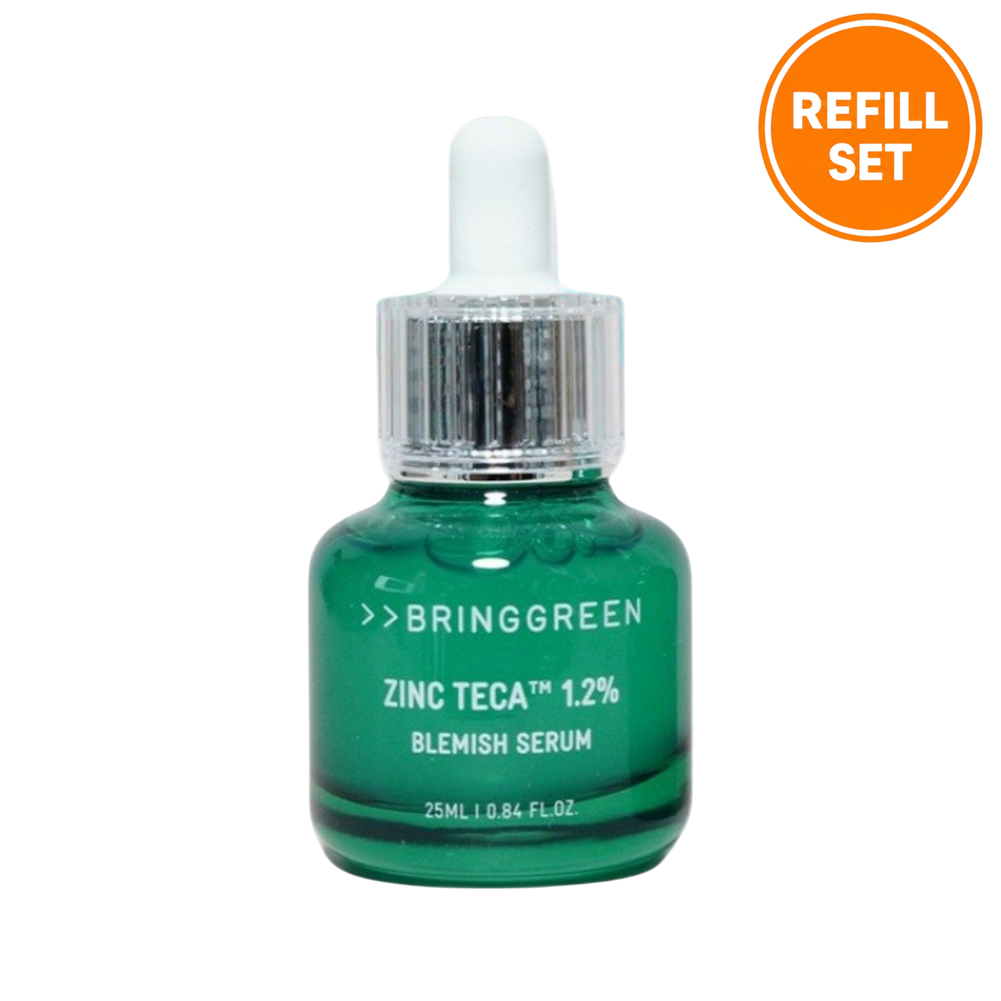 BRINGGREEN ZINC TECA BLEMISH SERUM 50mL + 25mL REFILL SET