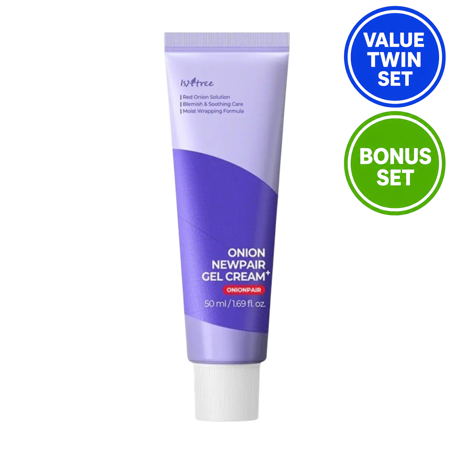 ISNTREE ONION NEWPAIR GEL CREAM PLUS 50ML + 50ML + 20ML (DOUBLE + BONUS SET)