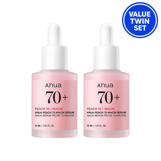 ANUA Peach 70 Niacin Serum 30ml + 30ml Value Twin Set