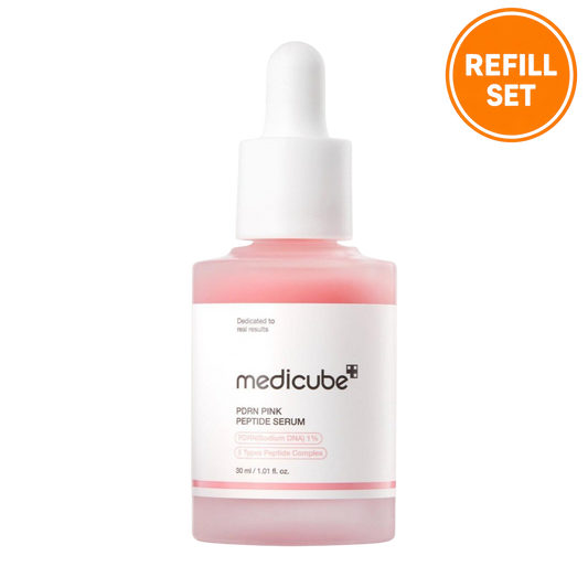 MEDICUBE PDRN PINK PEPTIDE SERUM 30ML + 50ML REFILL SET