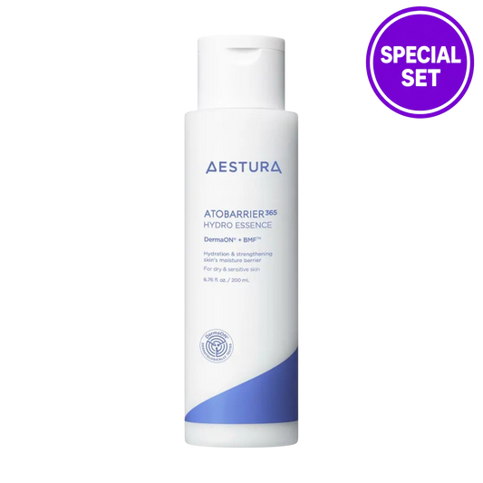 AESTURA ATOBARRIER 365 HYDRO ESSENCE 200ML + CREAM 10ML (SPECIAL SET)