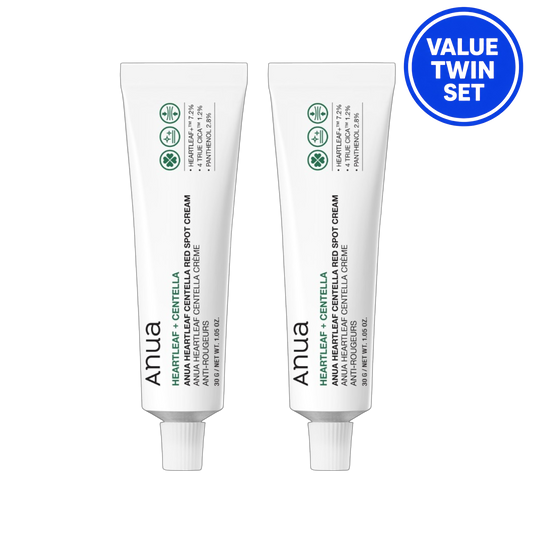ANUA Heartleaf + Centella Red Spot Cream 30g + 30g Value Twin Set
