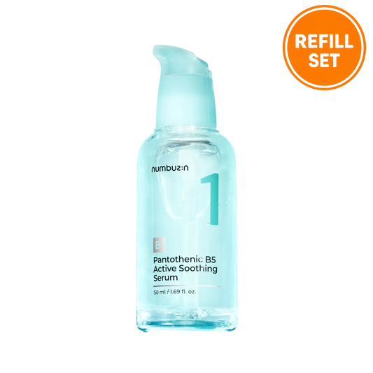 NUMBUZIN NO.1 PANTOTHENIC B5 ACTIVE SOOTHING SERUM 50ML + 50ML REFILL SET