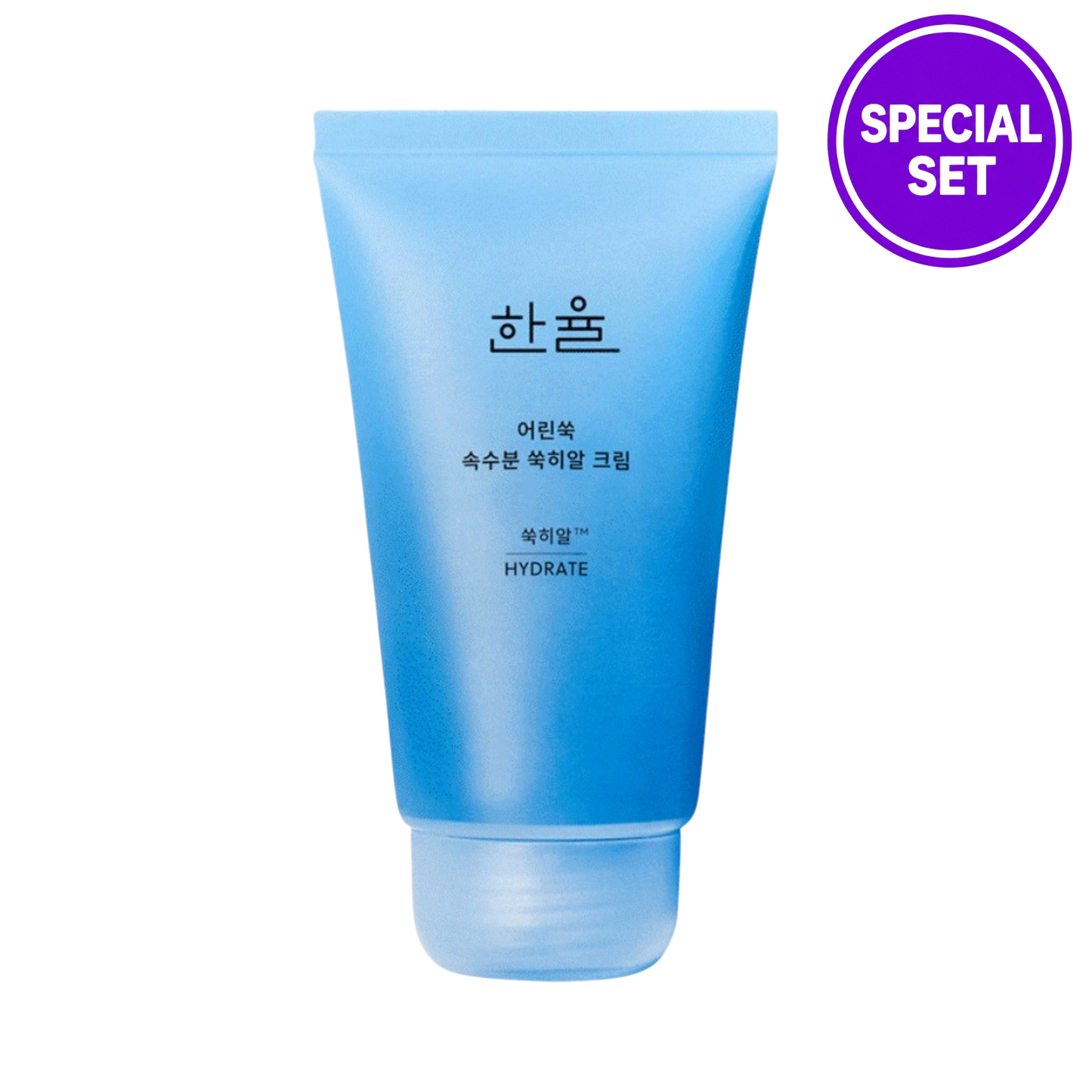 HANYUL YOUNG MUGWORT HYDRATING CREAM 60ML + 31ML VALUE SET
