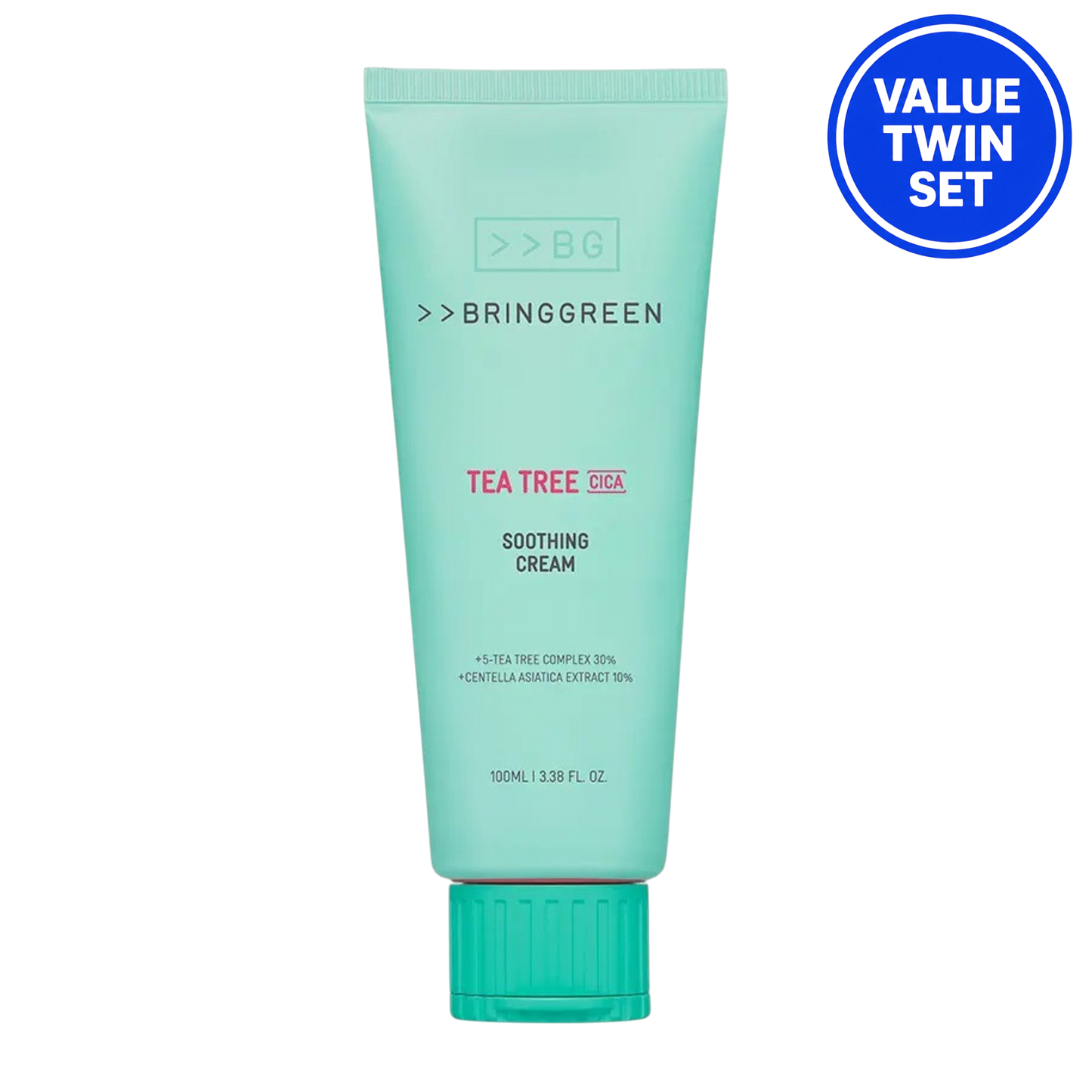 BRINGGREEN TEA TREE CICA SOOTHING CREAM 100ML + 100ML (Duo Set)