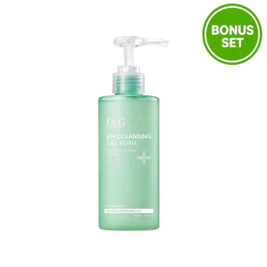 DR.G pH Cleansing Gel Foam 200ml + 100ml Bonus Set