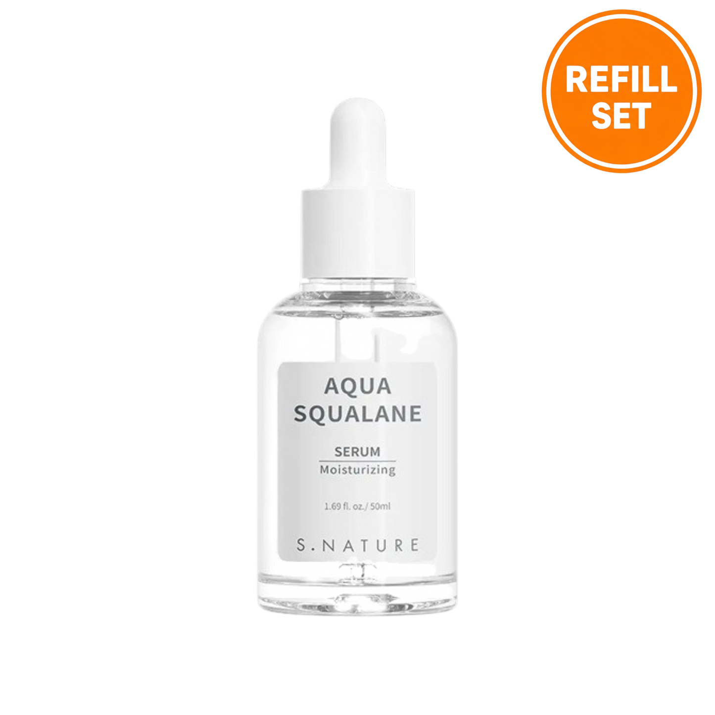 S.NATURE AQUA SQUALANE SERUM 50ML + 50ML REFILL SET