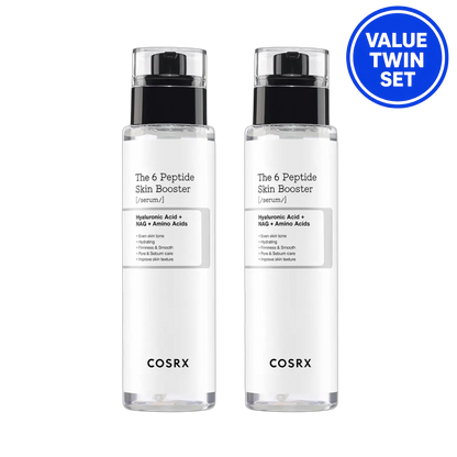 COSRX The 6 Peptide Skin Booster Serum 150ml + 150ml (Value Twin Set)