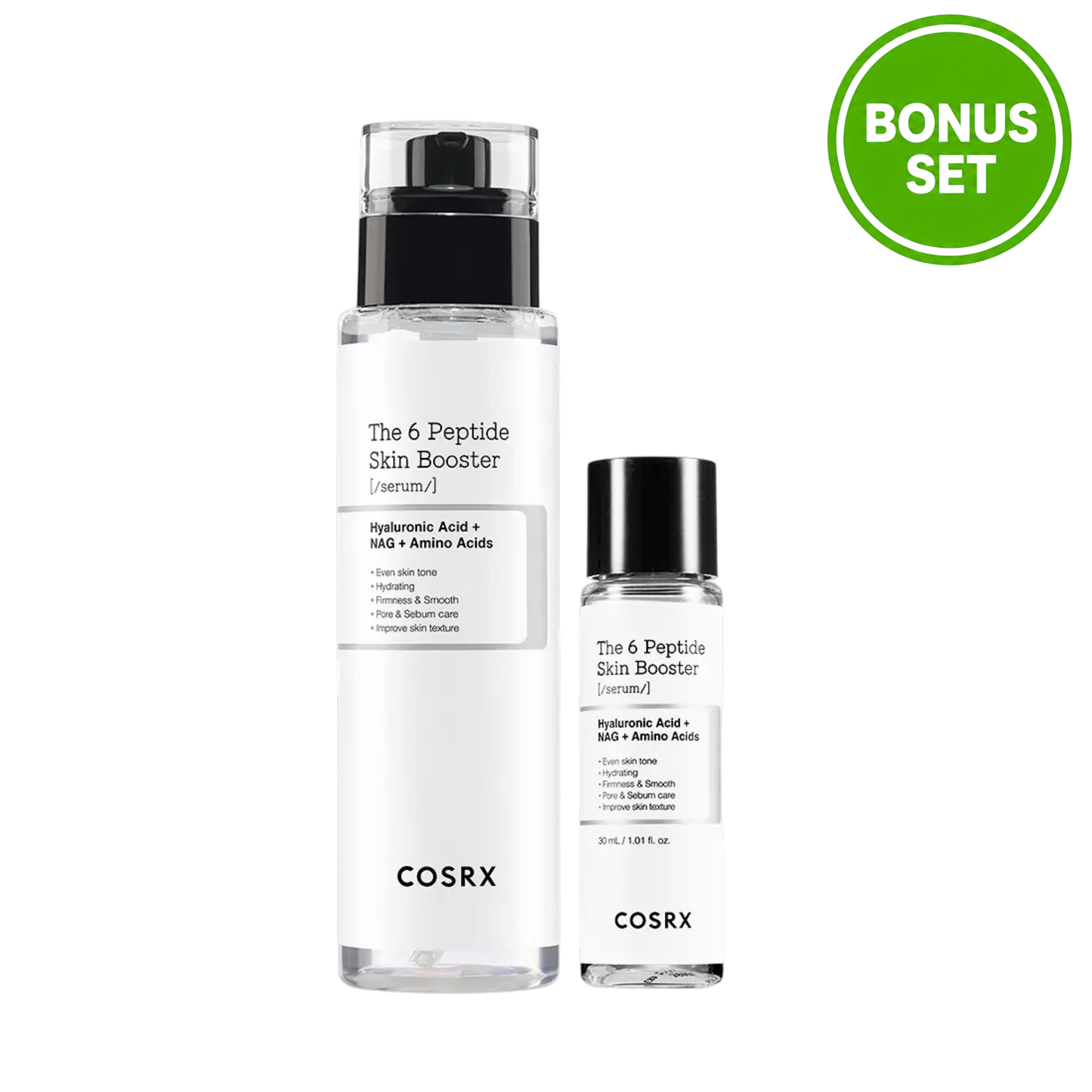 COSRX The 6 Peptide Skin Booster Serum 150ml + 30ml Bonus Set