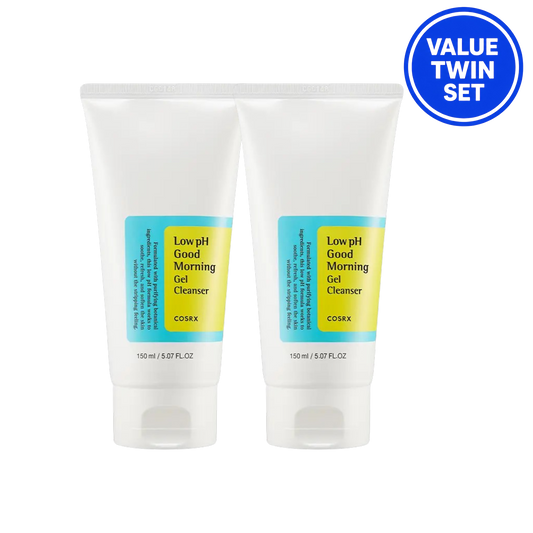 COSRX Low pH Good Morning Gel Cleanser 150ml + 150ml (Value Twin Set)