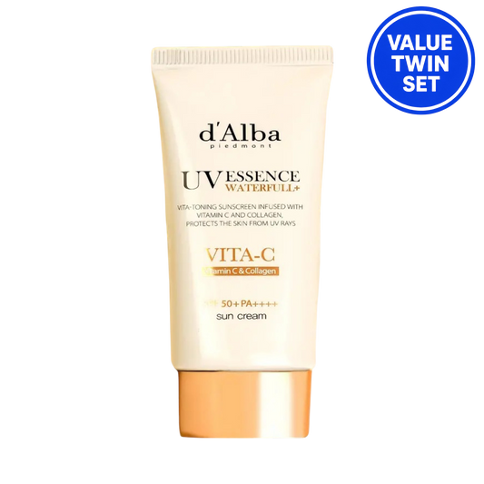 d'Alba Vita-C Vitamin C & Collagen Sun Cream SPF50+ PA++++ 50ml+50ml (Duo Set)