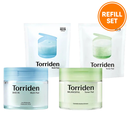 TORRIDEN Dive In Multi Pad / Balanceful Toner Pad Special Refill Set
