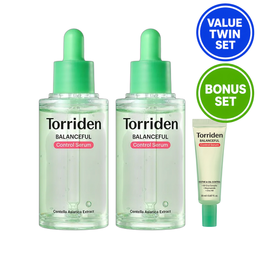 TORRIDEN Balanceful Control Serum 50ml + 50ml + 20ml Bonus Twin Set