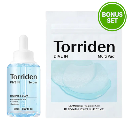 TORRIDEN Dive-In Serum 50ml + 10 Dive In Multi Pads Bonus Set